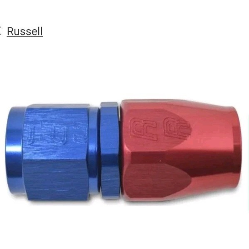 6pc Russell -6AN 180 Degree Hose End Fitting - 610020